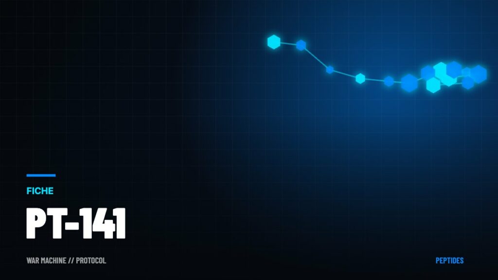 PT-141 (brémélanotide) : le peptide de la libido