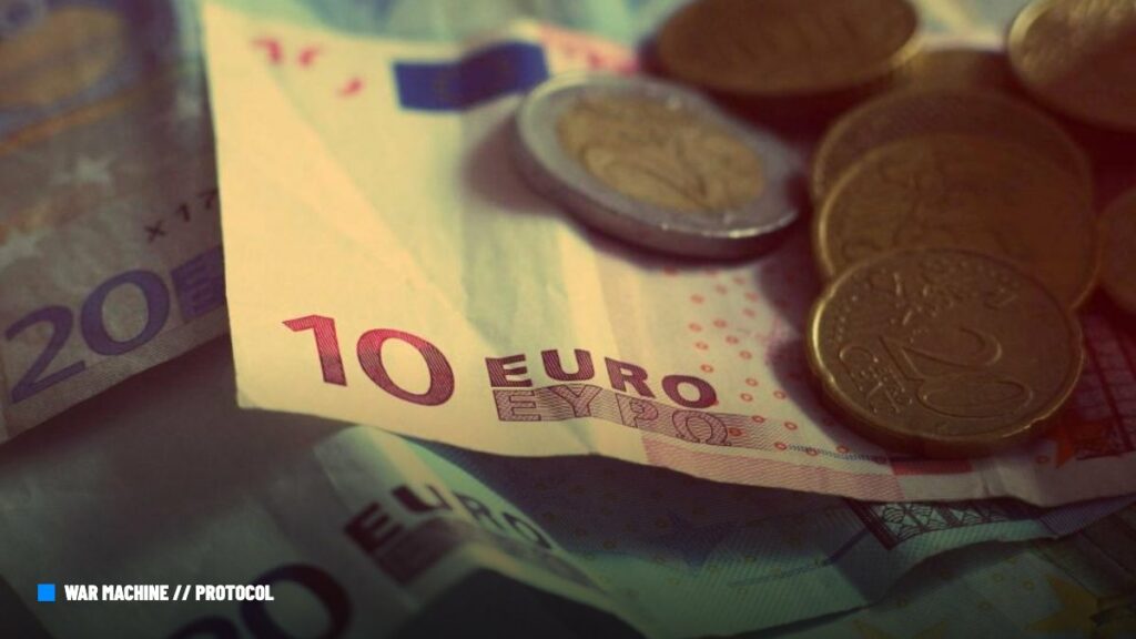 Billets et pièces en euros