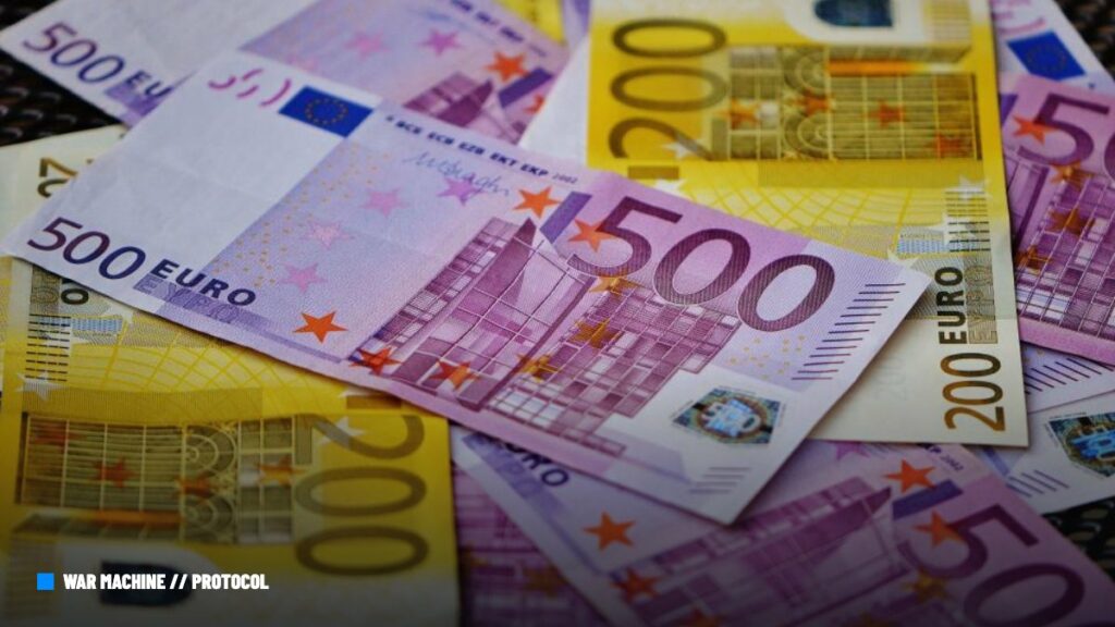 Billets et pièces en euros