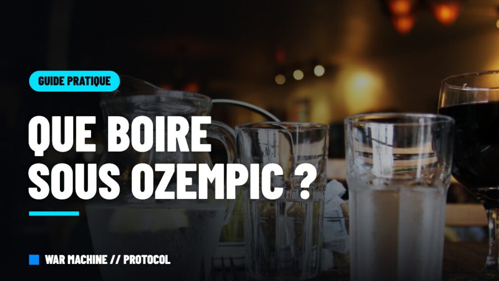 Que boire sous Ozempic, Wegovy ou Mounjaro ? Le guide de l'hydratation